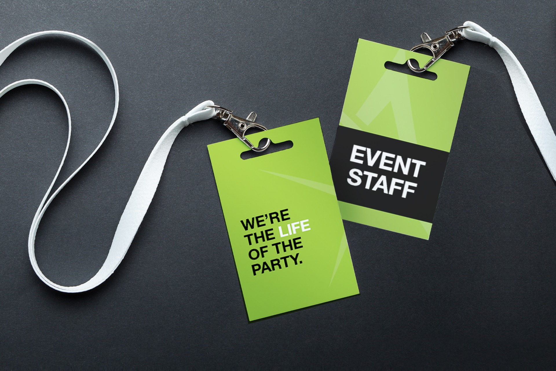 Member of security guard team on public event